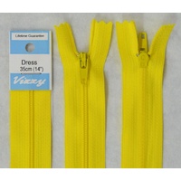 Vizzy Dress Zip, 35cm Colour 20 YELLOW