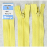 Vizzy Dress Zip, 35cm Colour 21 MAIZE
