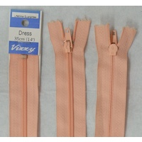Vizzy Dress Zip, 35cm Colour 23 PEACH
