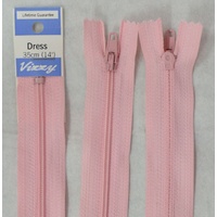 Vizzy Dress Zip, 35cm Colour 90 DUSTY PINK