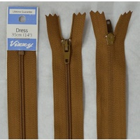 Vizzy Dress Zip, 35cm Colour 95 KHAKI