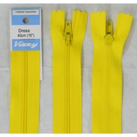 Vizzy Dress Zip, 40cm Colour 20 YELLOW