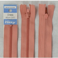 Vizzy Dress Zip, 40cm Colour 24 LOBSTER