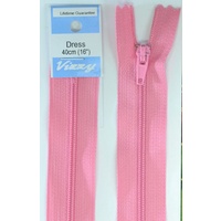 Vizzy Dress Zip, 40cm Colour 27 DUSTY PINK