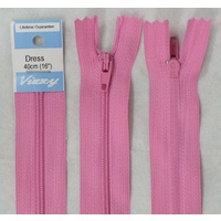 Vizzy Dress Zip, 40cm Colour 28 LOLLY PINK