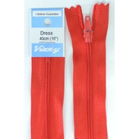 Vizzy Dress Zip, 40cm Colour 31 RED