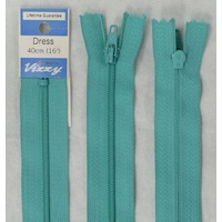 Vizzy Dress Zip, 40cm Colour 42 TURQUOISE