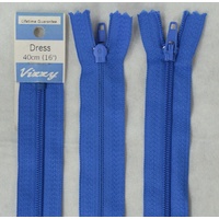 Vizzy Dress Zip, 40cm Colour 54 SAXE BLUE