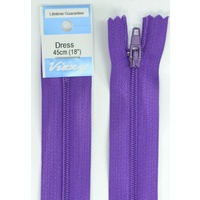 Vizzy Dress Zip, 45cm Colour 109 PURPLE