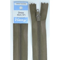 Vizzy Dress Zip, 45cm Colour 12 CHESTNUT