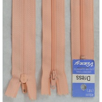 Vizzy Dress Zip, 45cm Colour 23 PEACH