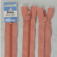 Vizzy Dress Zip, 45cm Colour 24 LOBSTER