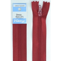 Vizzy Dress Zip, 45cm Colour 33 WINE