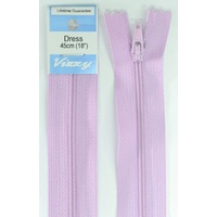 Vizzy Dress Zip, 45cm Colour 39 MAUVE