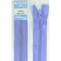 Vizzy Dress Zip, 45cm Colour 40 IRIS