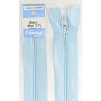 Vizzy Dress Zip, 45cm Colour 50 SKY BLUE