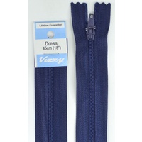 Vizzy Dress Zip, 45cm Colour 58 NAVY