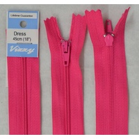 Vizzy Dress Zip, 45cm Colour 94 HOT PINK