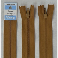 Vizzy Dress Zip, 45cm Colour 95 KHAKI
