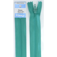 Vizzy Dress Zip, 50cm Colour 112 SEA MIST, A Quality Brand Name Zipper