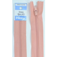 Vizzy Dress Zip, 50cm Colour 22 APRICOT