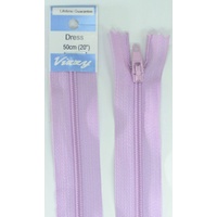 Vizzy Dress Zip, 50cm Colour 39 MAUVE