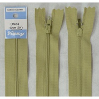 Vizzy Dress Zip, 50cm Colour 47 LIGHT SAGE