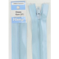 Vizzy Dress Zip, 50cm Colour 50 SKY BLUE