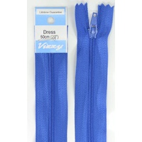 Vizzy Dress Zip, 50cm Colour 55 ROYAL BLUE