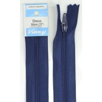 Vizzy Dress Zip, 50cm Colour 58 NAVY