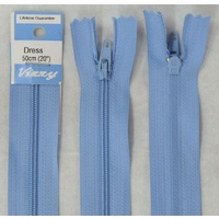 Vizzy Dress Zip, 50cm Colour 88 MID BLUE