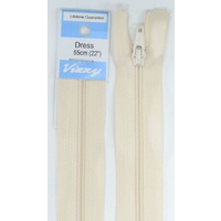 Vizzy Dress Zip, 55cm Colour 03 LINEN