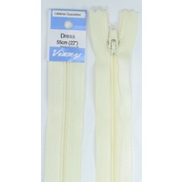 Vizzy Dress Zip, 55cm Colour 05 CREAM