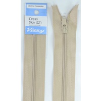 Vizzy Dress Zip, 55cm Colour 07 NATURAL
