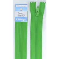 Vizzy Dress Zip, 55cm Colour 111 GRASS GREEN