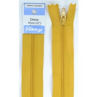 Vizzy Dress Zip, 55cm Colour 113 OLD GOLD