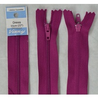 Vizzy Dress Zip, 55cm Colour 123 GARDEN ROSE