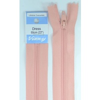 Vizzy Dress Zip, 55cm Colour 22 APRICOT