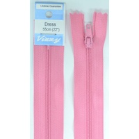 Vizzy Dress Zip, 55cm Colour 27 DUSTY PINK