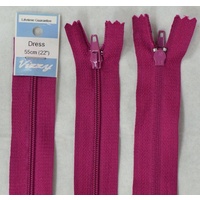 Vizzy Dress Zip, 55cm Colour 35 CRANBERRY