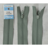 Vizzy Dress Zip, 55cm Colour 49 LIGHT STEEL