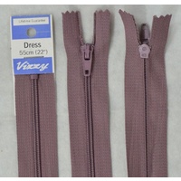 Vizzy Dress Zip, 55cm Colour 92 GRAPE