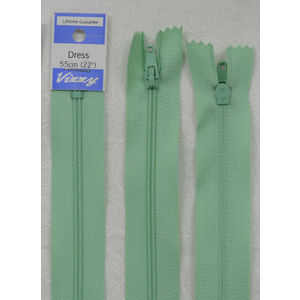 Vizzy Dress Zip, 55cm Colour 97 MINT