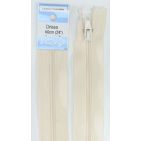 Vizzy Dress Zip, 60cm Colour 03 LINEN