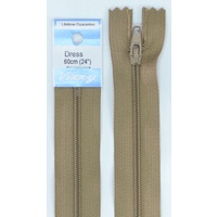 Vizzy Dress Zip, 60cm Colour 10 CAMEL