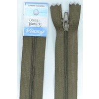 Vizzy Dress Zip, 60cm Colour 12 CHESTNUT