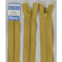 Vizzy Dress Zip, 60cm Colour 18 MUSTARD