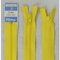 Vizzy Dress Zip, 60cm Colour 20 YELLOW