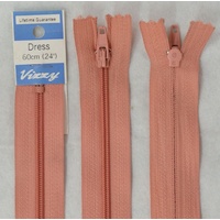 Vizzy Dress Zip, 60cm Colour 24 LOBSTER