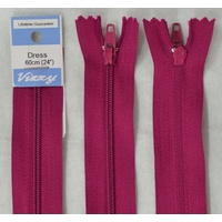 Vizzy Dress Zip, 60cm Colour 35 CRANBERRY